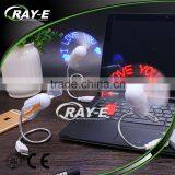 2016 New Type Plastic Flexible Programmable Led Message Usb Mini Fan for Computer thumbnail-3