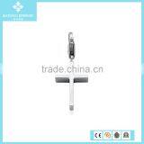 Personalized Silver Jewelry 925 Sterling Silver Treble Clef Music Charm in Sterling Silver thumbnail-3