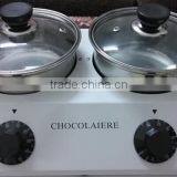 Stainless Steel Electric 2 Pot Commercial Chocolate Melting Pot , Machine for Choolate Melting thumbnail-4