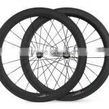 Bicycle Wheel Rims, Tubular 60mm Depth 700c Road Bicycle Full Carbon Rims