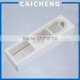 Exquisite White Cardboard Macarons Packaging Box thumbnail-1