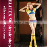 2015 sexy football girl high quality sportswear