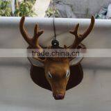 Handcraft Unstuffed Lifelike Cute Christmas Sleigh Deer Head Decoration of House Interior thumbnail-4