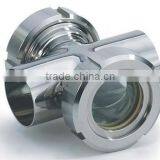 Sanitary Stainless Steel Pipe Cross Sight Glass thumbnail-4