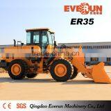 Qingdao Everun Brand 3 Ton Wheel Loders With Front Bucket thumbnail-3