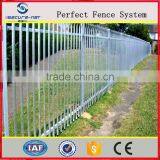 High Security Anti Climb Ornamental Steel Industrial Fence With Powder Coated