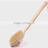 Bristle Detachable Long Handle Wooden Bath Body Back Brush thumbnail-1