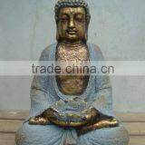 Sitting Fiberstone Buddha Staue for Wholesale thumbnail-4