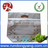 Plastic Slider Zip Lock Zipper Fruit Bag With Handle and Air Holes thumbnail-3