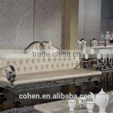 Audi Symbol Base Marble Top Dining Table Set/dining Table and Chairs With Stainless Steel Furniture and Restaurant Furniture thumbnail-4