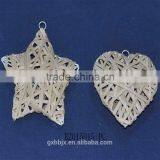 Handmade Rattan Loving Heart Decor thumbnail-3