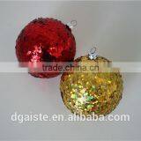 Festival Shiny Ball Ornament 7cm Diameter Glowing Color Hanging Ball thumbnail-5