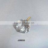 Glass Knob With Screw and Nut Available in All Colours