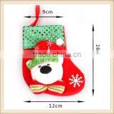 Christmas Stocking Santa Snowman Sock Sack Gift Bag Tree Ornament Decoration thumbnail-2