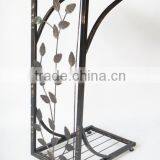 RH-4424 Metal Accent Wooden Table Vine Leaf Design Modern Sofa Side Table thumbnail-3