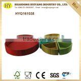 Wholesale Handmade Round Serving Wooden Tray thumbnail-2