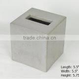 Kitchen Accessories Novel Concrete Tissue Box Paper Holder for Wholesale thumbnail-2
