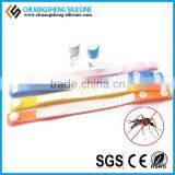 Customer Logo Fluo Silicone Mosquito Repellent Bracelet thumbnail-5