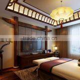 BISINI Latest Chinese Style Interior Star Hotel Bedroom Design thumbnail-1