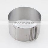 Adjustable Setting Ring Stainless Steel Bakeware Mousse Cake Baking Mold thumbnail-2