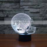 New NFL LED 3D Night Light 7-Color Table Lamp Xmas Gift thumbnail-2