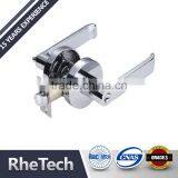 Satin Nickel Zinc Alloy Handle Keyless Hotle Door Leverset Lock thumbnail-1