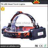 OEM T6 LED 1200Lm 3 Mode Rechargeable Hunting Headlight High Power Headlamp thumbnail-4
