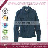 Ladies' 100% Linen Casual Long Sleeve Shirt With Four Pockets thumbnail-1