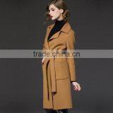 European Winter Coat Trench Oversize Warm Long Coat Women Wool Coat Outwear thumbnail-1