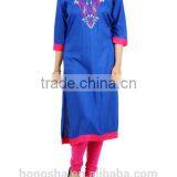 Fancy Long Kurta Embroidery Designs for Indian Women HSD2289 thumbnail-2