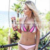 Sexy Women Bikini Set Push Up Striped Triangle Bathing Suit Beach Swimwear thumbnail-4