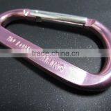 Aluminum Silk/pink Print Climbing Button Carabiner Stocklot thumbnail-2