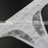 Stock Fashion Summer Style White Sey Panties Underwear Women Briefs Diamond Transparent Bright Side Cotton Thongs g Strings for thumbnail-5