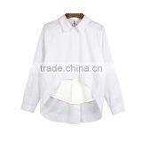 MAXNEGIO 2017 Women Clothing Cotton Frock Designs Short Front Long Back Top thumbnail-3