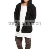 Children Open Front Black Hip Hop Hooded Coat thumbnail-4