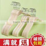 Multifunctional Strong Wooden Kids Hanger Sturdy Wooden Pants Hanger Beautiful and Cheap Wood Kids Hanger thumbnail-2