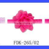 Lovely Toddler Floral Pink Hair Accessories Flower Baby Girl Lace Bulk Bow Headband 3pcs Gift Box thumbnail-5