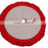 Hot Sale Fashion Ruffle Burlap Tree Skirt thumbnail-5