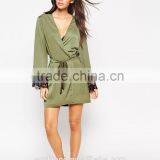 Regular Fit Wrap Front Bath Robe Wholesale Women Comfortable Robe thumbnail-5