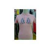 Ladies Printed Polo Shirt thumbnail-1