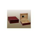 50 Cigars CT Cherry Veneer Cigar Humidor