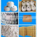 50s/2 Virgin Bright Wholesales High Quality 100% Polyester Ring Spun Yarn for Knitting and Weaving thumbnail-6