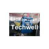 Carbon Steel 15KW 1.5 - 3.0mm Material Thickness Top Hat Channel Cold Roll Forming Machine