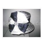 Satin Bow Trimming Fashion Ladies Church Hats For Party , Diamond Buckle Inside