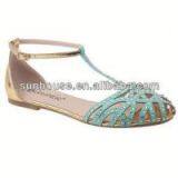 PVC Sole Lady Flat Sandals thumbnail-1