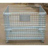 storage cage/wire mesh container/widely used in warehouse, supermarket, etc