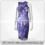 100% Polyester Sleeveless Long Dress thumbnail-2