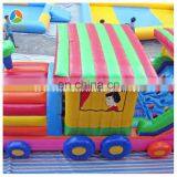 Little Inflatable Train Bouncy Castle