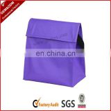 Foldable super ice pack bags in purple