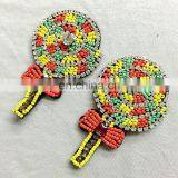 2017 Customized Fashion Sew on Embroidery Sequin Patch/applique for Garment/shoe thumbnail-3